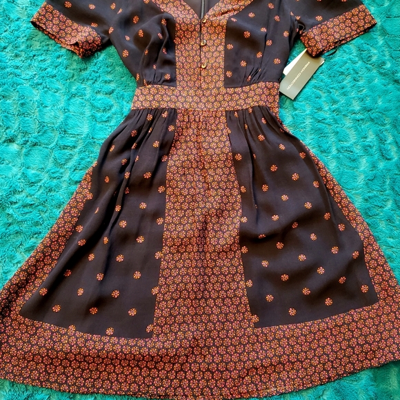 French Connection Multicolor Dress nwt sz 2 - Picture 6 of 8